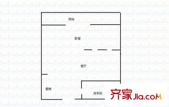 2076至高點(diǎn)戶型圖1室1廳1廚1衛(wèi) 戶型圖 1室1廳1衛(wèi)1廚