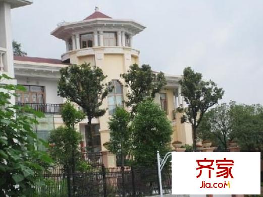 同升湖山莊外景圖
