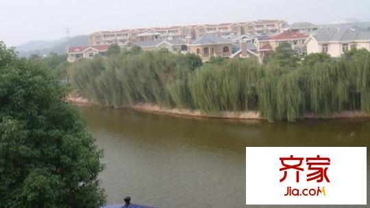 同升湖山莊外景圖