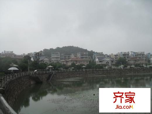 同升湖山莊外景圖