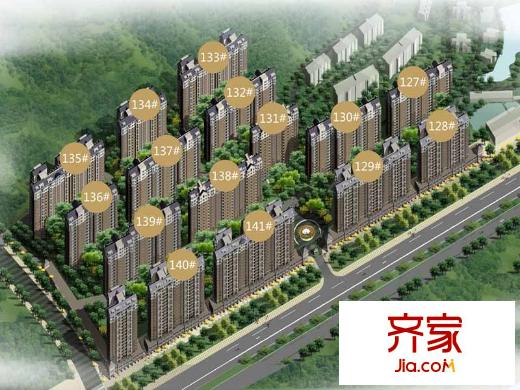 格瀾郡帶棟號(hào)鳥瞰圖