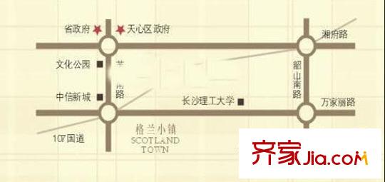 格瀾郡交通圖