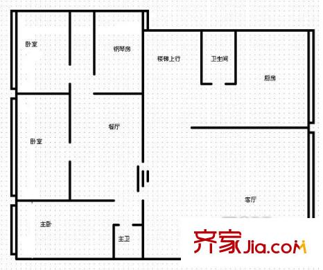 龍吉灣戶型圖3室2廳 戶型圖 3室2廳2衛(wèi)1廚