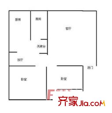 龍吉灣戶型圖3室2廳 戶型圖 3室2廳1衛(wèi)1廚