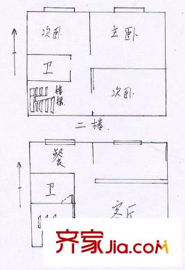 宏景名廈 0室 戶型圖