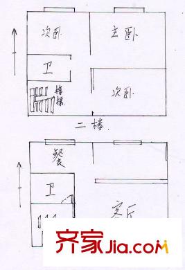 宏景名廈 0室 戶型圖