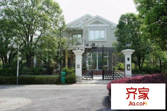 同升湖山莊外景圖