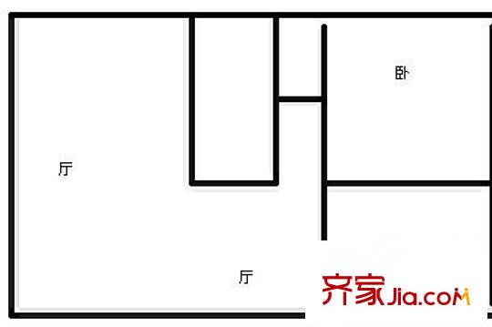 華麗家族戶型圖2室2廳1衛(wèi)1廚  戶型圖 2室2廳1衛(wèi)1廚