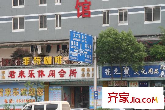 香樟雅郡配套圖路牌以及周邊鋪面