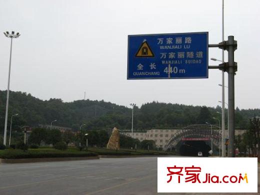 世紀(jì)桃花苑配套圖路牌