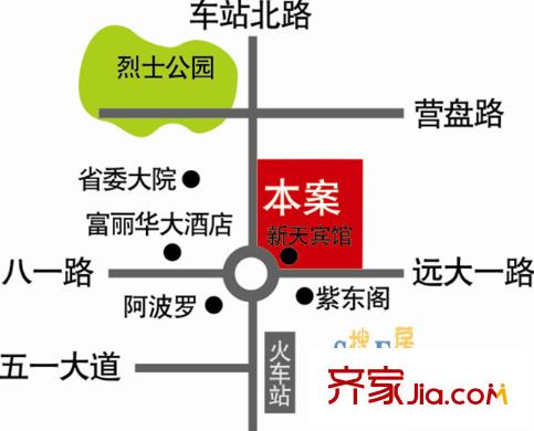 萬象新天交通圖