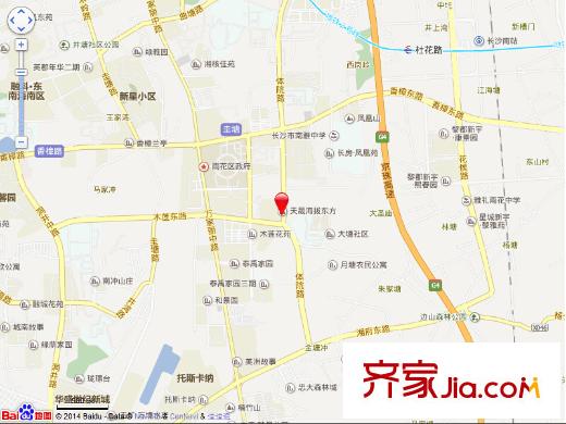 天晟海拔東方交通圖