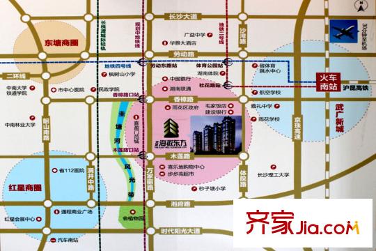 天晟海拔東方最新區(qū)位圖