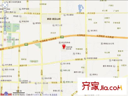 中國鐵建國際城交通圖