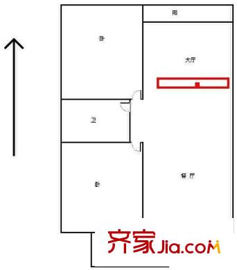 雍景園戶(hù)型圖2室2廳2衛(wèi)1廚  戶(hù)型圖 2室2廳2衛(wèi)1廚