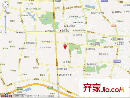 鑫遠(yuǎn)湘府嘉城項(xiàng)目交通圖