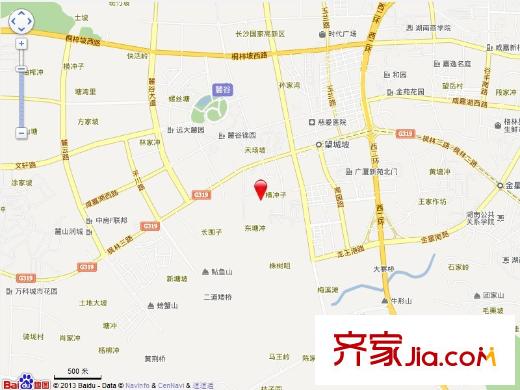 湘麓新城項目交通圖