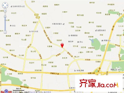 谷山莊園項目交通圖