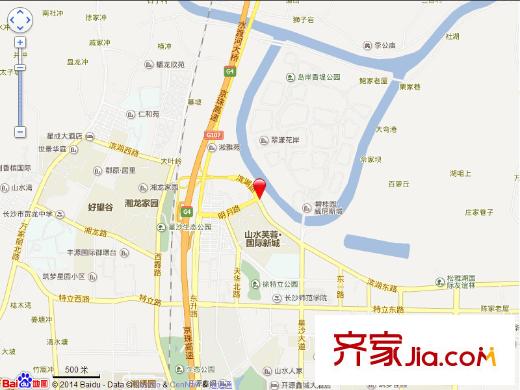 松雅湖金岸交通圖