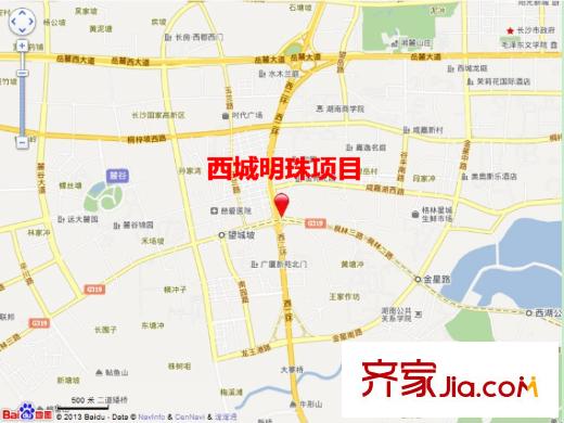 西城明珠項(xiàng)目交通圖
