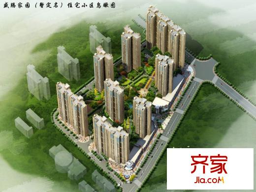 盛騰學(xué)林西岸鳥(niǎo)瞰圖