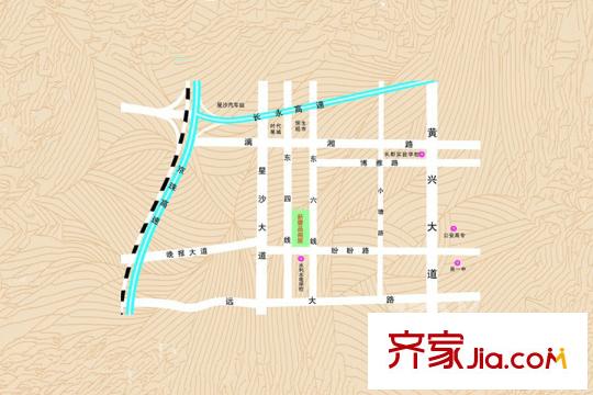 新蕾品閣居交通圖