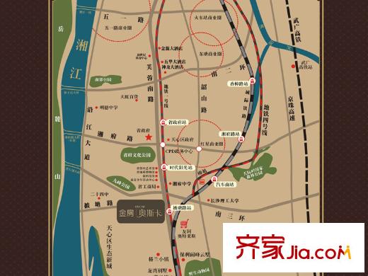 金房奧斯卡交通圖