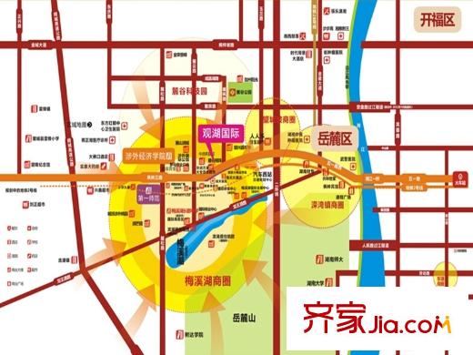 麓景裕園區(qū)位圖