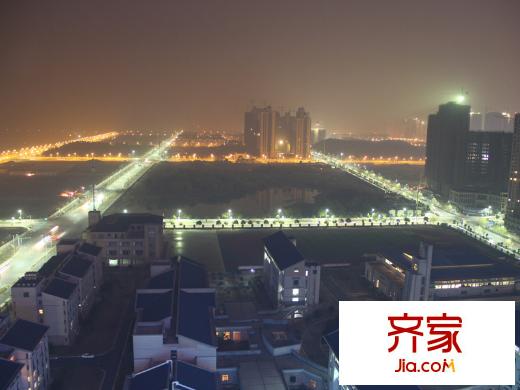 水岸世景街道夜景（2013.12.16）