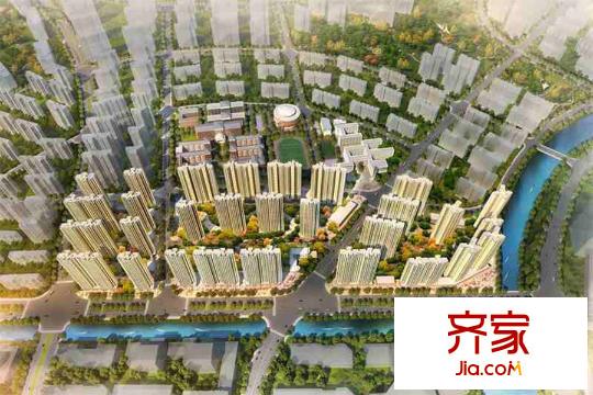 中國鐵建梅溪青秀鳥瞰圖
