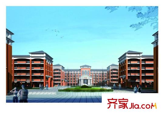中國鐵建梅溪青秀周邊長郡中學(xué)效果圖