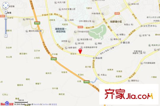 中國(guó)鐵建梅溪青秀交通圖