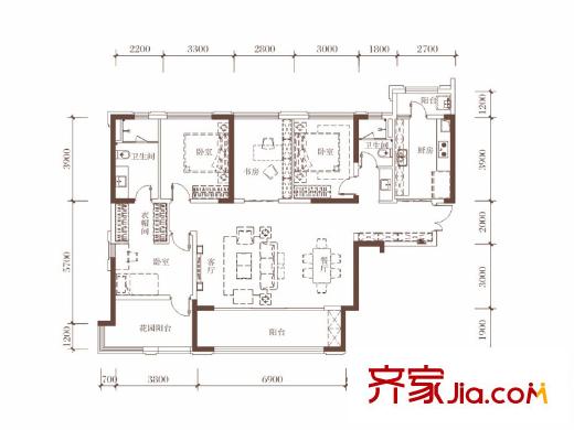 长沙万科紫台户型图-齐家网小区库