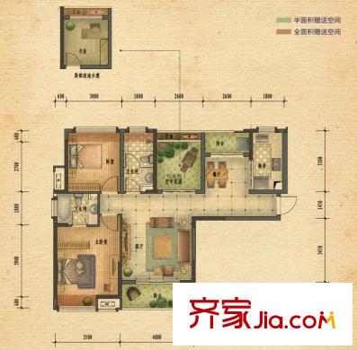 南山?蘇迪亞諾A戶型 2室2廳2衛(wèi)