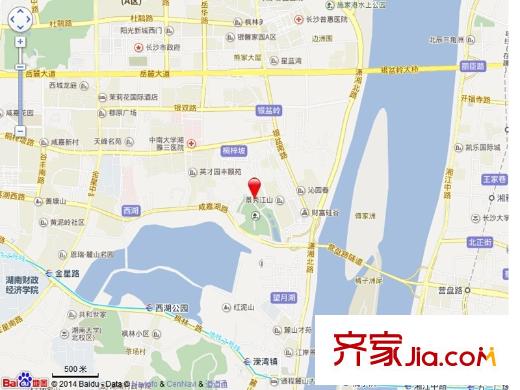 山水譽(yù)峰交通圖