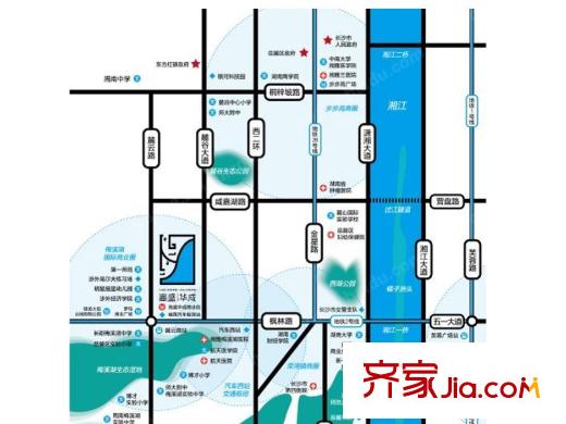 高盛華成區(qū)位圖