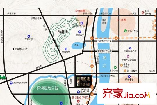 合能洋湖公館區(qū)位圖
