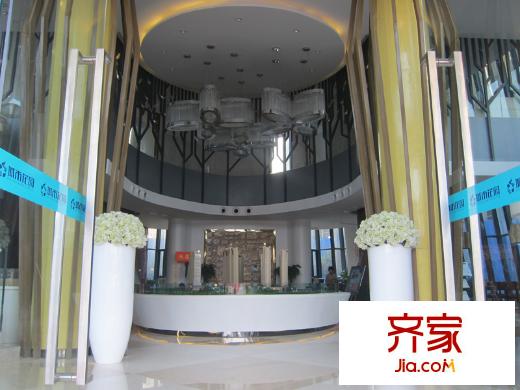 波隆城市花園售樓部大門（2013.12.06）