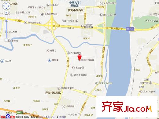 合能洋湖公館交通圖