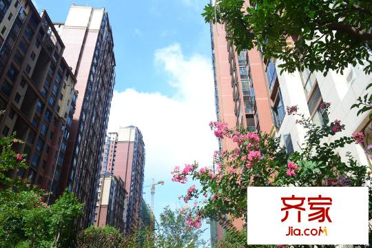 新地東方明珠樓棟間隙（2015.04.15）