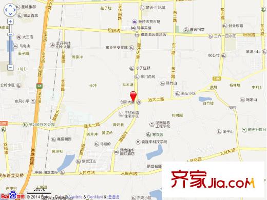 東業(yè)上城交通圖