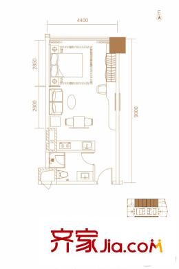 星星SOHO獨立宣言 1室1廳1衛(wèi)1廚