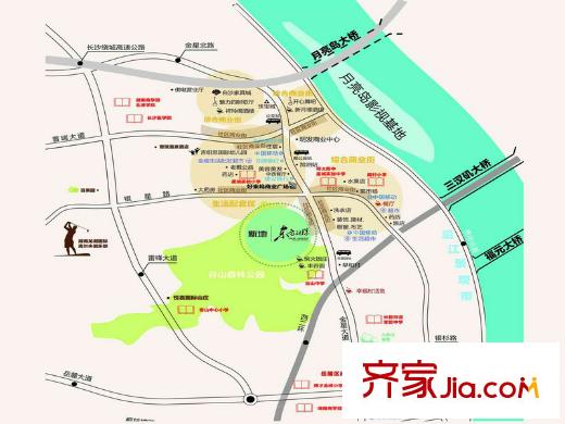 新地東方明珠交通圖