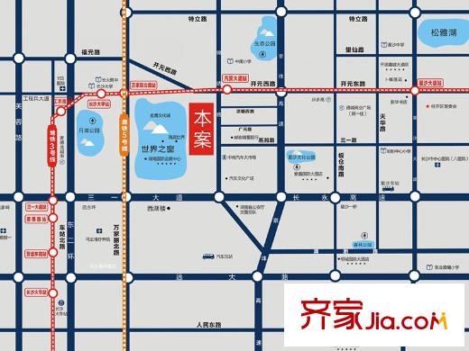 博派錦繡蘭亭區(qū)位示意圖