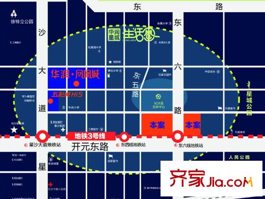華潤置地廣場區(qū)位圖