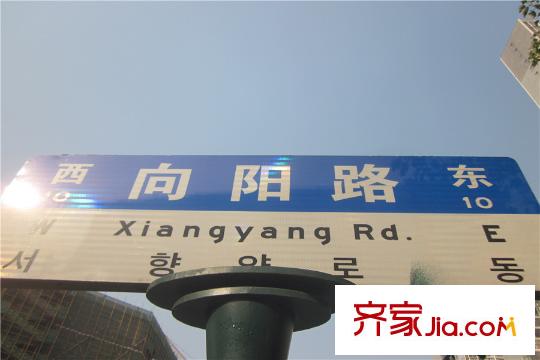 金科時(shí)代中心周邊向陽路路牌