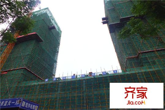博派錦繡蘭亭A1、A2棟樓棟間距（2015.7.31）