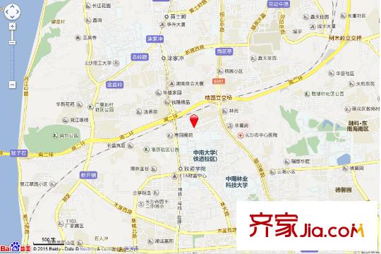 天鴻中央大院交通圖