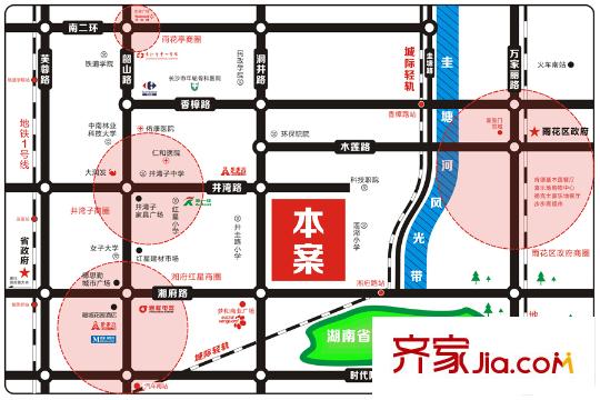 南城印象區(qū)位圖