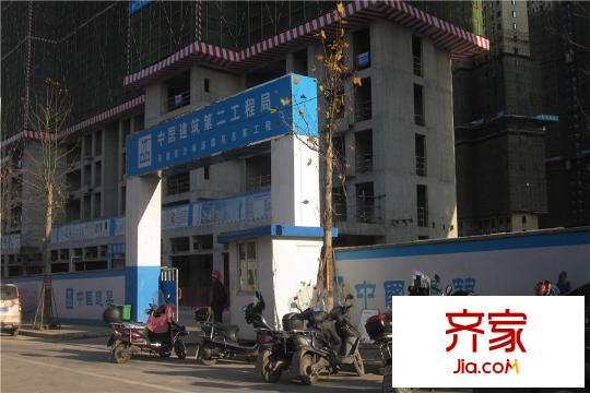 梅溪鑫苑名家工地入口（2015.12.21）